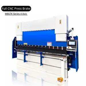 Best Price WE67K 80T 100T 200T 2500/3200/4000 3mm 6mm Hydraulic Automatic CNC Sheet Metal Steel Bending Machine For Iron Steel