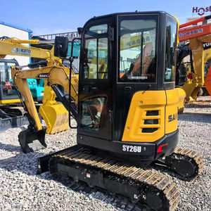 รถขุดตีนตะขาบมือสองขนาด2ตันขนาดเล็กได้รับการรับรองจาก CE พร้อมถังรถขุด SY26มือสอง - Product Image 1