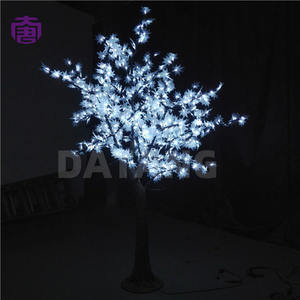 Lumière LED Chaude en Forme d'Arbre d'Érable en PVC, Étanche IP65 pour Éclairage Paysager Extérieur, Zones Commerciales et Affichages Festifs - Product Image 2
