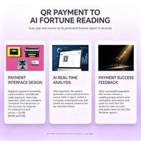 Máquina Expendedora de Adivinaciones JOYDD Star Time con Luz Decorativa LED, Autoservicio, Kiosco de Viaje, Compatible con Código QR y Pago con Tarjeta