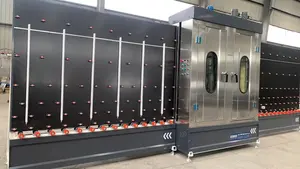 स्वचालित डबल ग्लेज़िंग विंडो ग्लास बनाने वाली धुलाई और सुखाने की मशीन