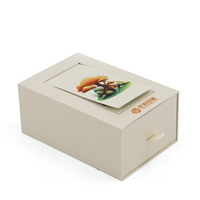 Boîte à tiroirs à structure unique de style tiroir de qualité supérieure Cadeaux promotionnels ou kits multimédias