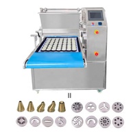 Machine commerciale de remplissage de petits gâteaux entièrement automatique, dépôt de biscuits, macarons, Machine de fabrication de gâteaux pour macarons