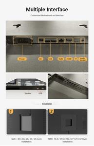 Insovision E Series siêu hẹp bezel LCD kỹ thuật số Biển 2K quảng cáo hiển thị Player signage kỹ thuật số Bảng menu - Product Image 2