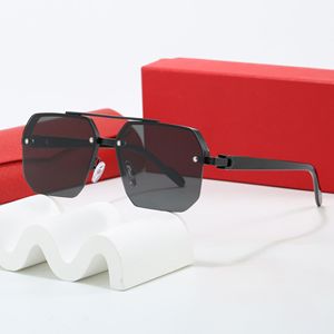 Gafas de Sol Polarizadas UV400 con Marco Cuadrado Extragrande, Lentes Degradadas en Verde/Amarillo/Morado para Mujer, Unisex, Deportes al Aire Libre, Conducción - Product Image 1