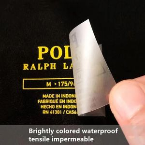 Prensa de calor Autoadhesivo Logotipo de marca privada Etiqueta tejida de prensa de calor lavable para ropa Ropa de transferencia de calor - Product Image 6