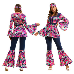 Traje de Princesa de Baile Hip-Hop Retro de los 70, Unisex, Adecuado para Halloween, Adultos, Cosplay de Cine y Televisión, Actuaciones en Escenario - Product Image 4