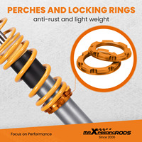 Amortisseurs MaXpeedingrods pour Renault Clio II 1998-2005 Suspension à ressorts hélicoïdaux