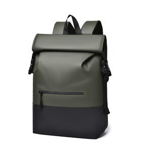 Laptop <b>Backpack</b> Unisex 20L Black Solid Color Computer Interlayer <b>Large</b> Capacity Leisure Travel Commuter Business <b>Backpack</b> - Product Image 3