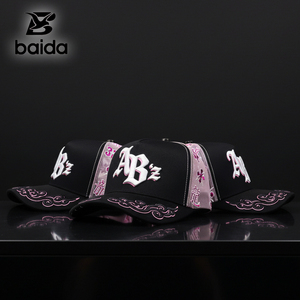 Casquette de baseball unisexe pour adulte, en daim, avec logo brodé personnalisé, motif léopard, style sportif ethnique, NFC, vente en gros - Product Image 2