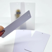 Carte PVC vierge imprimable de haute qualité personnalisée pour contrôle d'accès, carte NFC, cartes de visite en plastique mat