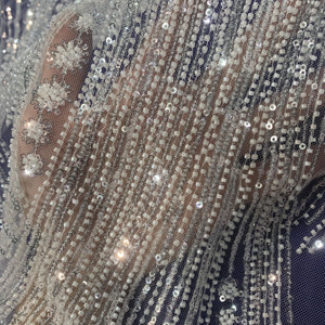 Đầm Cưới Cô Dâu Đính Kim Sa Pha Lê Màu Trắng Thiết Kế Mới Lộng Lẫy ĐầM Dạ HộI Thêu Bóng Lưới Ren - Product Image 2