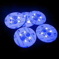 Tapis autocollants LED intelligents pour bouteilles de cocktail 3m, activés par la gravité, en EVA, style vintage, écologiques, couleur personnalisable
