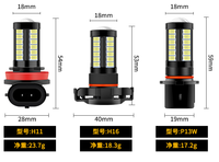 M2 haute puissance HB3 9005 HB4 9006 nouveau modèle ampoule antibrouillard LED avec lentille de projecteur feux de conduite étanches