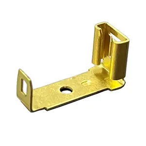 Custom Terminal AC Brass Copper Ni Coated Heavy Duty Flag Terminal