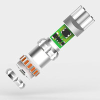 OEM/OED T10 W5W ampoule auto led sans erreur blanc ambre rouge bleu glace 194 501 158 lampe de voiture pour intérieur dôme carte éclairage de plaque d'immatriculation