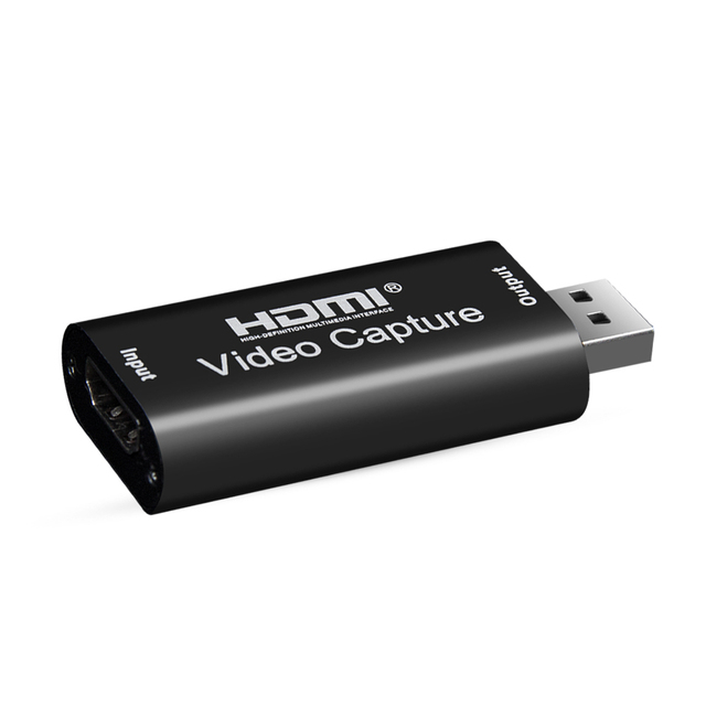 HD Capture Card 4K HDMI Pass-Through USB2.0 1080P Game Audio and Video Recording Board Suitable for PS4 OBS YouTub
