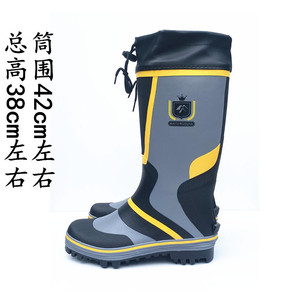 2024耐油酸碱防水廉价不安全轻质防滑男士聚氯乙烯橡胶雨靴工作用 - Product Image 5