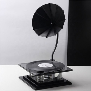 Máy Ghi Âm Pha Lê Cổ Điển Châu Âu Đồ Trang Trí Nhà Cửa Tủ Tivi Để Bàn - Product Image 3