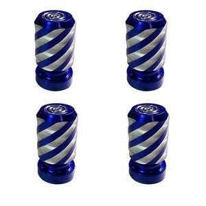 Tapa de válvula de aluminio de 12x22 mm con rosca americana universal para reparación y reemplazo de neumáticos de coche, motocicleta y bicicleta - Product Image 1