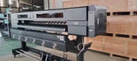Impresora de inyección de tinta de gran formato de alta velocidad de 1,8 m Impresora de publicidad Impresora solvente ecológica con cabezal de impresión doble XP600 o I3200