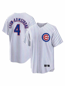 <span class=keywords><strong>Camiseta</strong></span> de Béisbol Personalizada al por Mayor con Bordado de los <span class=keywords><strong>Chicago</strong></span> <span class=keywords><strong>Cubs</strong></span>, Manga Corta, Malla de Poliéster, Unisex para Adultos, Logotipo Estampado en la Parte Delantera - Product Image 2