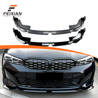 Para BMW Serie 3 G20 LCI 2023+ 320i 325i M Sport, Kit de Carrocería con Parachoques Delantero de Fibra de Carbono ABS, Color Negro Brillante, Suministro al por Mayor FEIXIAN