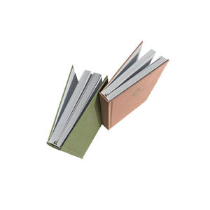Cuaderno de Oficina Ecológico con Cubierta Dura, Encuadernación en Espiral, Diseño con Relieve Plateado y Cinta Decorativa, con Impresión Personalizada - Product Image 2