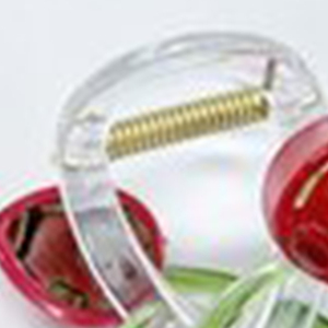 Fermagli per capelli a forma di tulipano dal design alla moda, 8 cm, in plastica colorata, per donne e ragazze, per l'uso quotidiano. - Product Image 4