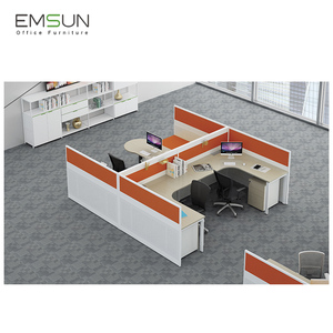 Cabine de bureau privée, Partition modulaire, moderne, pour réunion, avec Table centrale, pour bureau - Product Image 4