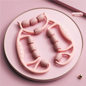 Rodillo de Masaje Circular para Pantorrillas con 12 Ruedas, Equipo Auxiliar para Adelgazar, Estirar y Relajar los Músculos de las Piernas, Zhejiang - Product Image 2