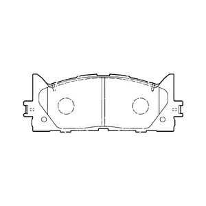 适用于丰田 (广州) 凯美瑞混合动力2007/AURION的SDCX刹车片D1222-8331 /04465-06080 / 04465-33450 / D2270 /SP2080