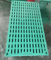 Plancher à lattes en PP haute résistance Zhongxing, résistant à la corrosion, facile à nettoyer, équipement pour élevages porcins, taille personnalisée disponible