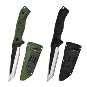 <b>Plastic</b> Handle Stainless Steel Blade <b>Pocket</b> Knife OEM/ODM Customizable HK SS253 Camping Survival Tool 200mm 3mm - Product Image 1