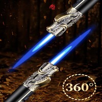 2025 nouveau allume-cigare Dragon Torch Jet avec allume-cigare gonflable coupe-vent