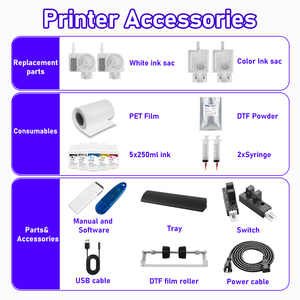 New A3 33cm XP600 Head PET Film T Shirt Textile DTF Printer <b>Printing</b> <b>Machine</b> Digital With Dryer Oven - Product Image 6