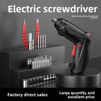 Mini tournevis multifonction rechargeable à batterie au lithium perceuse électrique ensemble d'outils ménagers personnalisé OEM pris en charge
