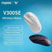 Ratón Inalámbrico para Juegos Rapoo V300SE de Modo Dual, PAW3311, Ultraligero de 73g, 12000DPI, Batería de 100H para PC, Portátil y Esports