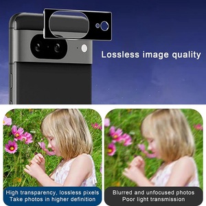 3D Đen Máy ảnh ống kính kính cho Google <span class=keywords><strong>Pixel</strong></span> 8 Pro 7A 7 6A chống xước máy ảnh ống kính bảo vệ cho Google <span class=keywords><strong>Pixel</strong></span> 8 2023 - Product Image 6