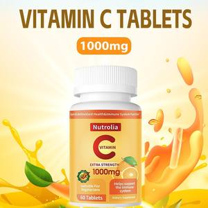 Compresse di Vitamina C 1000mg per Adulti, Integratore Alimentare per Migliorare l'Immunità, Non per Neonati, Produzione GMP, Disponibile all'Ingrosso - Product Image 3