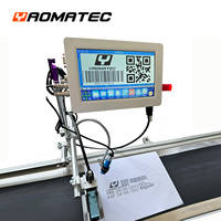 Codeur jet d'encre CIJ automatique en ligne Yaomatec 170P 10 pouces à 6 têtes pour impression multi-lignes de codes-barres et QR codes, compatible avec les lignes d'assemblage