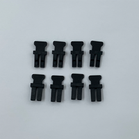 Bouchon anti-poussière LC, adaptateur duplex, capuchon à bride, couvercle anti-poussière pour fibre optique SFP FTTH 5G, panneau de brassage, résistant aux hautes températures, en PP