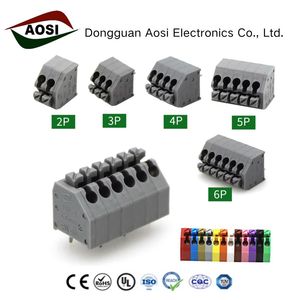 Bloque de terminales PCB DG250 KF250 de 3.5mm, conector de botón a presión sin tornillos, bloque de terminales de color para fuente de alimentación de controlador LED - Product Image 1