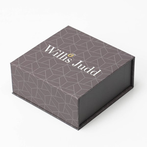 Cajas de Regalo Magnéticas Grises con Logotipo Personalizado, Caja de Embalaje Rígida Reciclable para Regulador de Pulseras con Tapa Magnética - Product Image 2