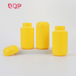 120cc 170cc 200cc Yellow HDPE Candy Gummy <b>Bottle</b> for Vitamin <b>Pills</b> Supplement Storage Food Grade Screw Cap Wholesale - Product Image 1