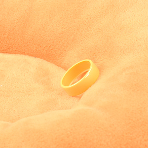 Anillo inteligente de cerámica amarilla personalizable con aplicación de pantalla AMOLED, función de control, rastreador de sueño, compatible con muestras de dibujos personalizados - Product Image 6