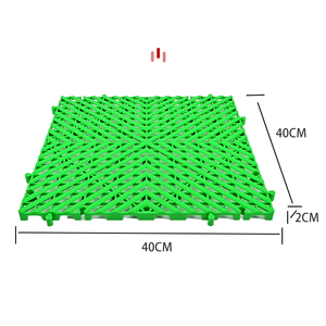 Tuiles de scrabble colorées en pp pvc Carreaux de garage Modulaire rigide antidérapant lave-auto - Product Image 3