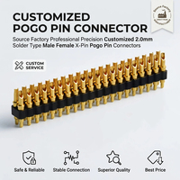 Connecteurs Pogo Pin 40 broches mâle-femelle de type soudable 2,0 mm, personnalisés avec précision, de qualité professionnelle, directement de l'usine
