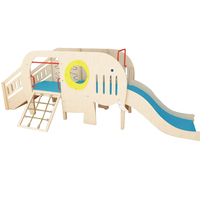 Moetry Australie Offre Spéciale Garde D'enfants Enfants Jouer Loft En Bois Intérieur Mini Glisser