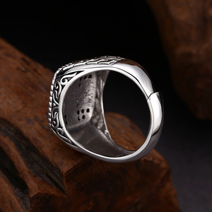 Anelli in Argento Sterling 925 con Zirconi, Motivo Uccelli Portafortuna, per Uomo e Donna, Gioielli Regalo - Product Image 4